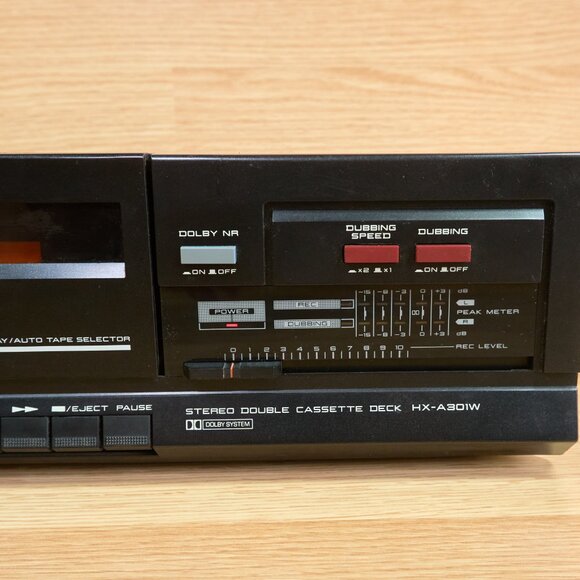 Akai HX-A301W Stereo Double Cassette Deck/ Vintage/ Tested/ Japan - Picture 3 of 9